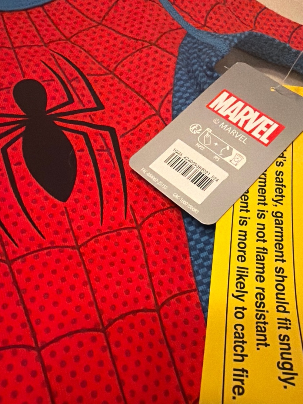 Marvel Spider-Man Kids Costume Shirt - Red, Blue - Picture 3 of 4